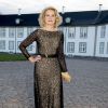 Helle Thorning-Schmidt. Dîner de gala final pour les 75 ans de la reine Margrethe II de Danemark, le 16 avril 2015 à Copenhague.