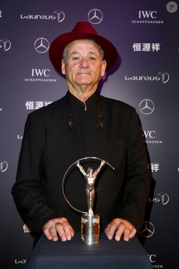 Bill Murray - Cérémonie des Laureus World Sport Awards 2015 à Shanghai le 15 avril 2015