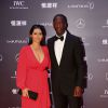 Michael Johnson et sa femme Armine Shamiryan - Cérémonie des Laureus World Sport Awards 2015 à Shanghai le 15 avril 2015