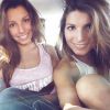 Laury Thilleman, son frère Hugo (10 ans) et sa petite soeur Julie (14 ans). Avril 2015.