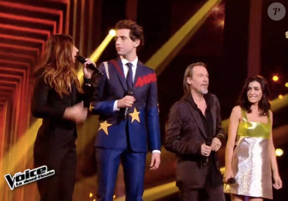 Les jurés dans The Voice 4 (demi-finale), le samedi 18 avril 2015 sur TF1.