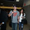 Nick Lachey et Vanessa Minnillo arrivent, main dans la main, à l'aéroport de LAX à Los Angeles, 15 mai 2014 Nick 