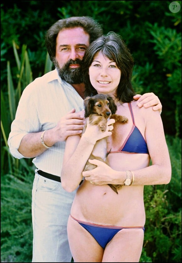 Richard Anthony et sa femme en 1983