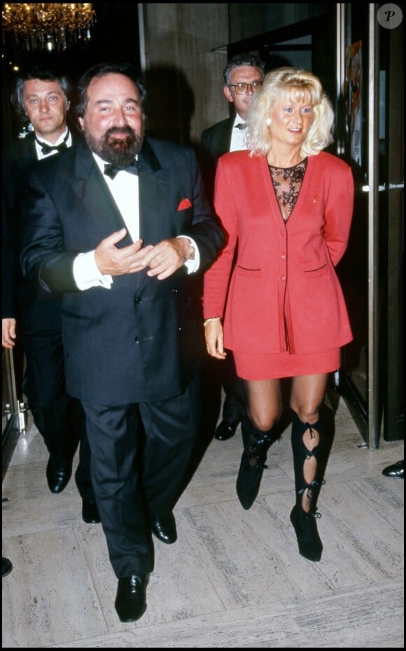 Richard Anthony et une amie à Cannes en 1992 