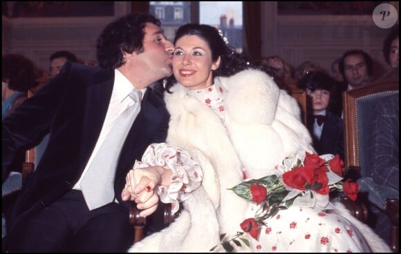 Richard Anthony et Sabine lors de leur mariage en 1978 
