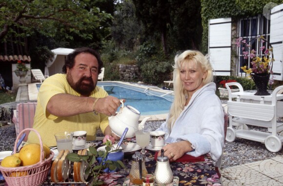 Richard Anthony et Elysabeth à Cannes en 1993