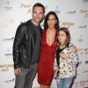 Courteney Cox avec son fiancé Johnny McDaid et sa fille Coco Arquette à la première de « Just Before I Go » à Hollywood, le 20 avril 2015 