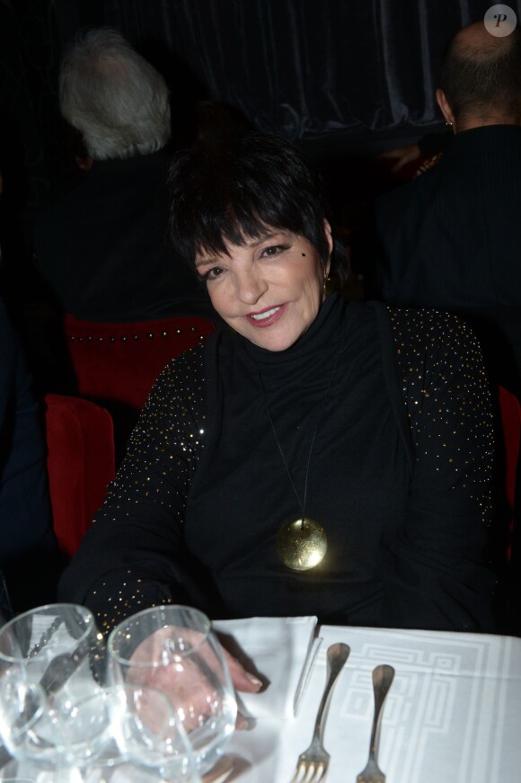 Liza Minnelli - After show Liza Minnelli chez Castel à Paris, le 5 mars 2013