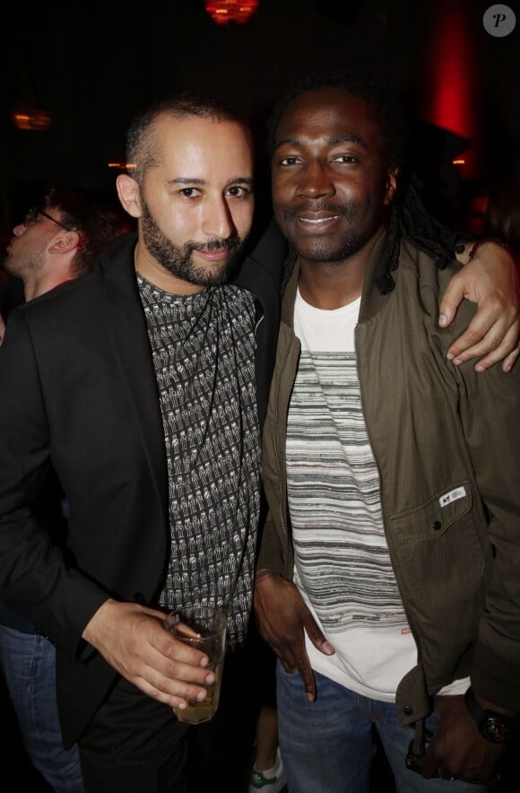Exclusive - Tarik Seddak et Noom Diawara à la soirée Loft By au Comedy Club, à Paris, le 17 avril 2015