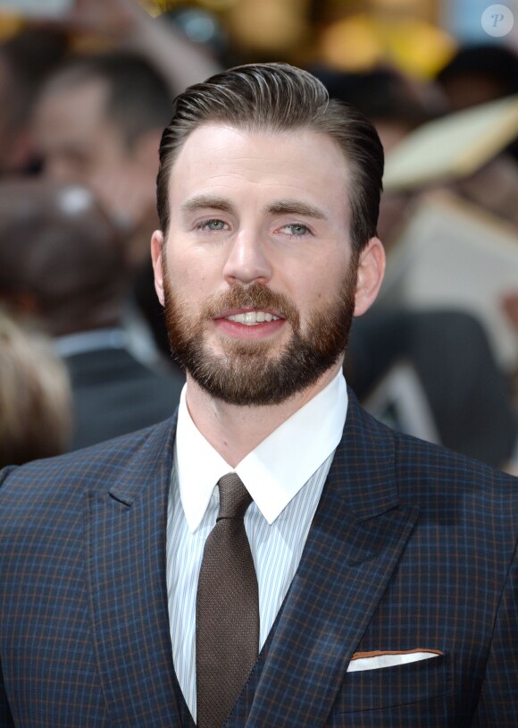Chris Evans (Steve Rogers/ Captain America) - Avant-première du film "The Avengers: Age of Ultron" à Londres, le 21 avril 2015.
