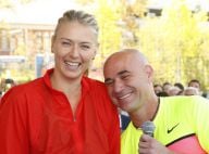 Maria Sharapova : Sourires et rires avec Andre Agassi, la beauté russe au top