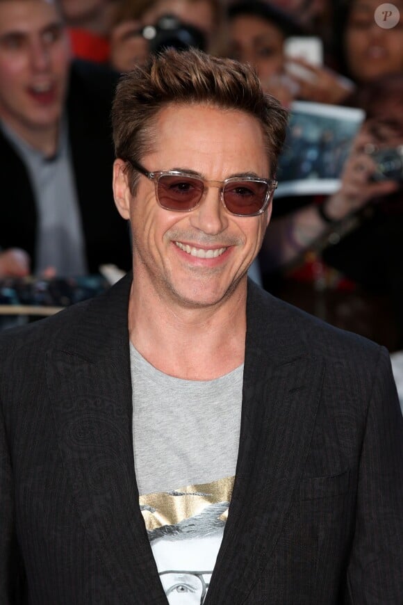 Robert Downey Jr. - Avant-première du film "The Avengers: Age of Ultron" à Londres, le 21 avril 2015.
