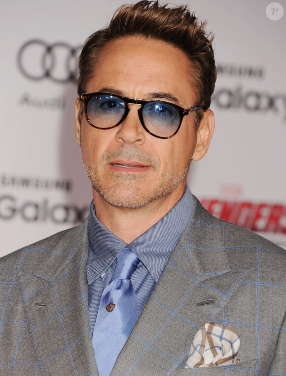 Robert Downey Jr. lors de la première de "Avengers : L'ère d'Ultron" (Marvel's 'Avengers: Age Of Ultron) à Los Angeles, le 13 avril 2015.
