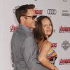 Robert Downey Jr. et sa femme Susan Downey lors de la première de "Avengers : L'ère d'Ultron" (Marvel's 'Avengers: Age Of Ultron) à Los Angeles, le 13 avril 2015.