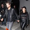 Scott Disick et Kourtney Kardashian quittent le restaurant Craig's à West Hollywood, le 23 avril 2015.