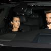 Scott Disick et Kourtney Kardashian quittent le restaurant Craig's à West Hollywood, le 23 avril 2015.
