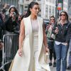 Kim Kardashian arrive au Cipriani 42nd Street pour assister au déjeuner Power of Women du magazine Variety. New York, le 24 avril 2015.