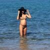 Naya Rivera, enceinte et en bikini, le 18 avril 2015