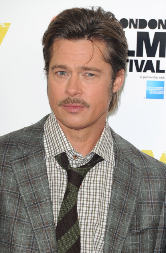 Brad Pitt - Première du film "Fury" au London Film Festival à Londres le 19 octobre 2014.
