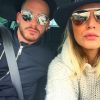 Anaïs Camizuli et Raphaël des Anges 7 posent ensemble. Mars 2015.