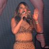 Mariah Carey  à son arrivée au "Caesars Palace" à Las Vegas, le 27 avril 2015 