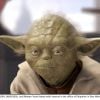 Jedi Master Yoda dans Star Wars: Episode II Attack of the Clones. En 2002