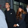 Janet Jackson et son mari Wissam Al Mana arrivent au restaurant Armani / Privé pour le dîner des 40 ans de la marque Armani. Milan, le 29 avril 2015.