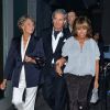 Lauren Hutton, Tina Turner et son mari Erwin Bach arrivent au restaurant Armani / Privé pour le dîner des 40 ans de la marque Armani. Milan, le 29 avril 2015.