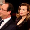 Valérie Trierweiler et Francois Hollande - Allocution du président de la République française, à l'occasion du lancement des commémorations du centenaire de la premiere Guerre Mondiale, au Palais de l'Elysée, le 7 novembre 2013.