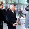 Giorgio Armani arrive à l'événement Armani au musée Silos le 30 avril 2015