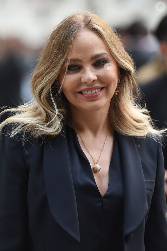 Ornella Muti arrive à l'événement Armani au musée Silos le 30 avril 2015