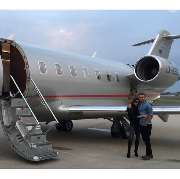 David Beckham va fêter ses 40 ans avec Victoria à Marrakech le 1er mai 2015.