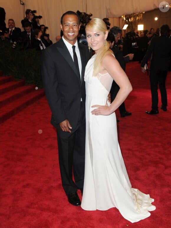 Tiger Woods et Lindsey Vonn lors de la soirée 'Punk : Chaos to Couture' Costume Institute Benefit Met Gala au Metropolitan Museum of Art à New York le 6 mai 2013
