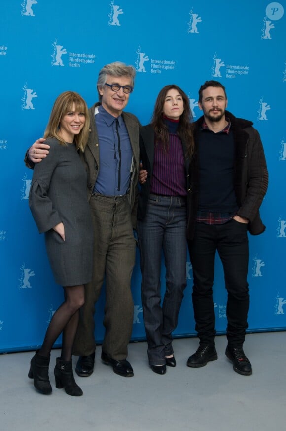 Marie-Josée Croze, Wim Wenders, Charlotte Gainsbourg et James Franco - Photocall du film "Every Thing Will Be Fine" lors du 65ème festival international du film de Berlin (Berlinale 2015) le 10 février 2015.