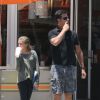Exclusif - Lorenzo Lamas se promene avec sa fille Victoria a Beverly Hills le 15 juillet 2013. 