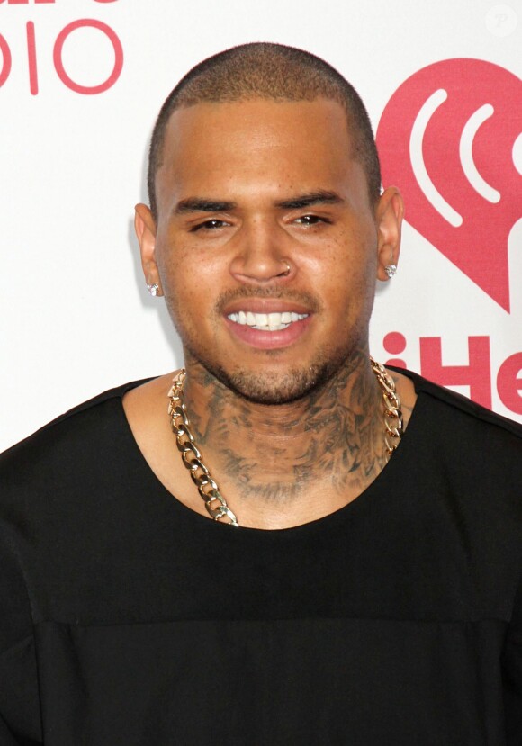 Chris Brown - People au festival de musique "iHeartRadio" au "MGM Grand Garden Arena" à Las Vegas, le 20 septembre 2014