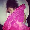 Chris Brown a ajouté une photo de sa fille Royalty, sur son compte Instagram le 5 mai 2015
