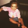 Chris Brown a ajouté une photo de sa fille Royalty, sur son compte Instagram le 23 avril 2015