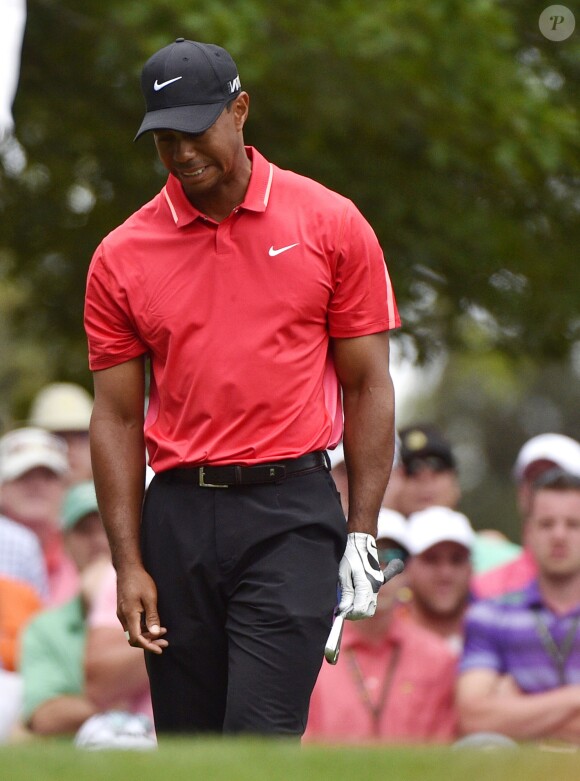 Tiger Woods au Masters d'Augusta au National Golf Club d'Augusta, le 12 avril 2015