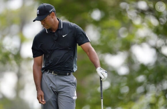Tiger Woods au Masters d'Augusta au National Golf Club d'Augusta, le 10 avril 2015