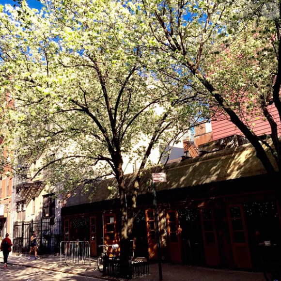 Pauline Ducruet a partagé cette photo de Cornelia Street, à New York, le 30 avril 2015 sur son compte Instagram