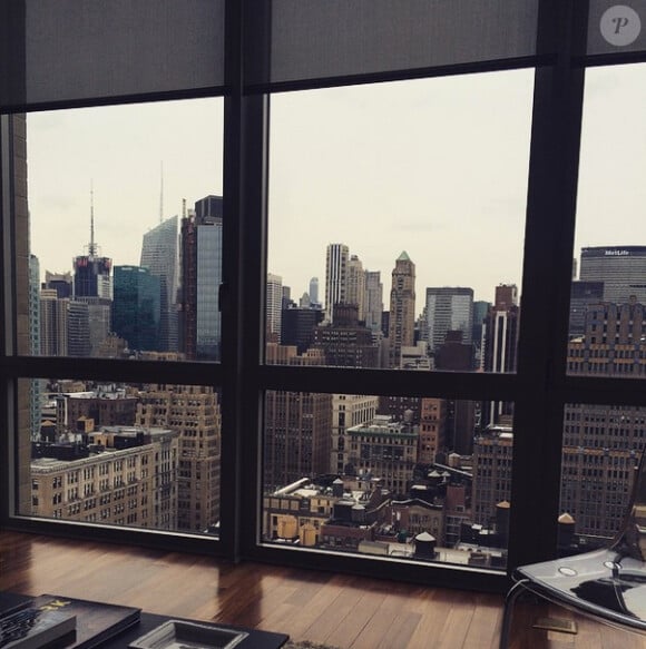 Pauline Ducruet partageant sa vue de Manhattan à New York, photo Instagram du 8 mars 2015