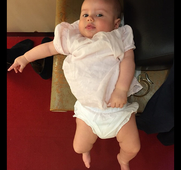 Elizabeth Chambers, la femme d'Armie Hammer a ajouté une photo de sa fille Harper Hammer sur son compte Instagram à la date du 29 mars 2015