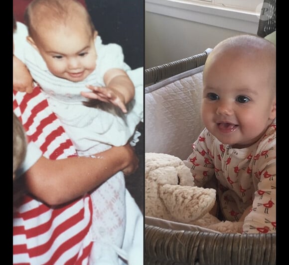 Elizabeth Chambers, la femme d'Armie Hammer a ajouté une photo de sa fille Harper Hammer sur son compte Instagram le 1er mai 2015