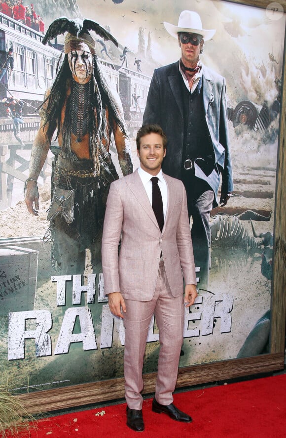 Armie Hammer - People a la premiere de 'The Lone Ranger" a Disney California Adventure, Anaheim en Californie, le 22 juin 2013  