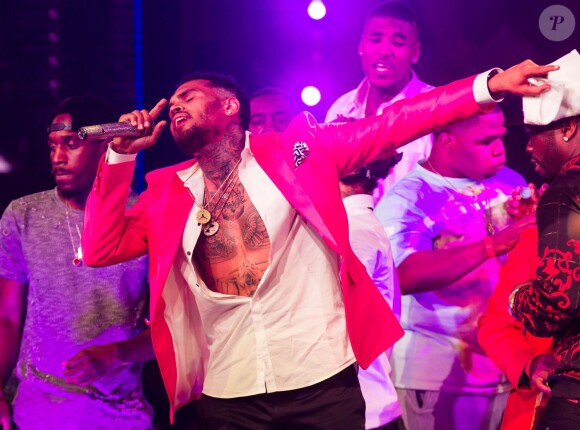 Chris Brown au Drai's à Las Vegas. Le 2 mai 2015.
