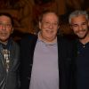Smaïn Fairouze, Mahmoud Zemmouri et Farid Khider - Avant-première du film "Certifiée Halal" de Mahmoud Zemmouri au musée de l'histoire de l'immigration à Paris le 7 mai 2015.