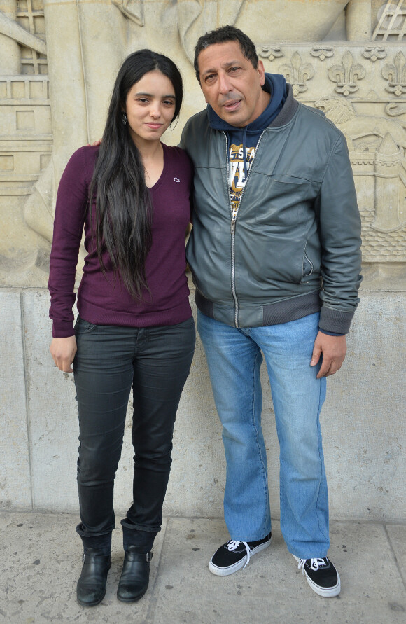 Hafsia Herzi et Smaïn Fairouze - Avant-première du film "Certifiée Halal" de Mahmoud Zemmouri au musée de l'histoire de l'immigration à Paris le 7 mai 2015.