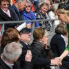 La comtesse Sophie de Wessex assiste à une cérémonie commémorant le 70e anniversaire de la libération de l'île de Guernesey, le 9 mai 2015.