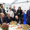 Le prince Charles et Camilla Parker Bowles assistaient à une réception avec les vétérans de la Royal British Legion pour le 70e anniversaire de la fin de la Seconde Guerre Mondiale, à Londres, le 10 mai 2015